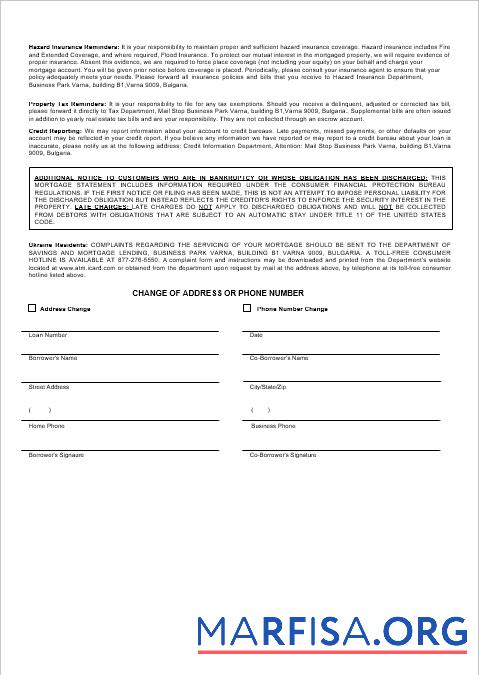 Realistic Ukraine Icard bank mortgage statement in Word and PDF formats 3 download for verification